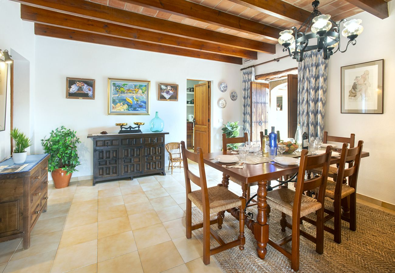 Villa en Pollensa - CHALET CAN BANDERA - ESTANCIA RUSTICA