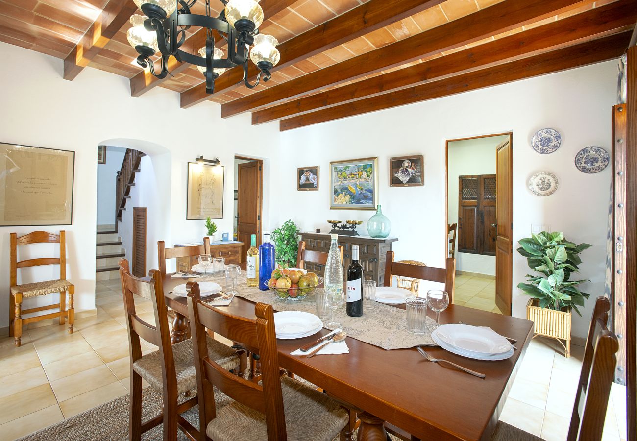 Villa en Pollensa - CHALET CAN BANDERA - ESTANCIA RUSTICA