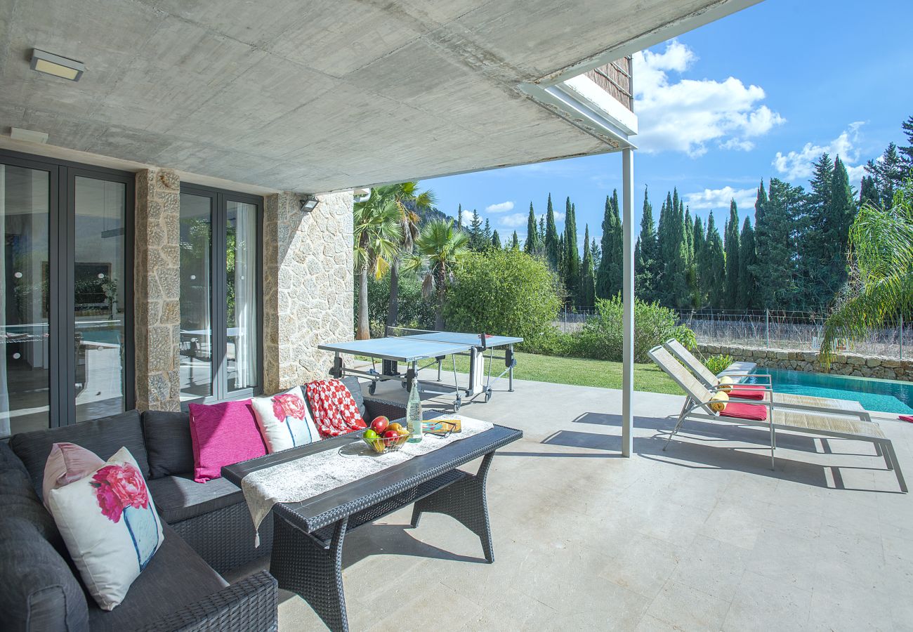 Villa en Pollensa - CHALET TEREU - RETIRO DE LUJO CON VISTAS A LA MONTAÑA