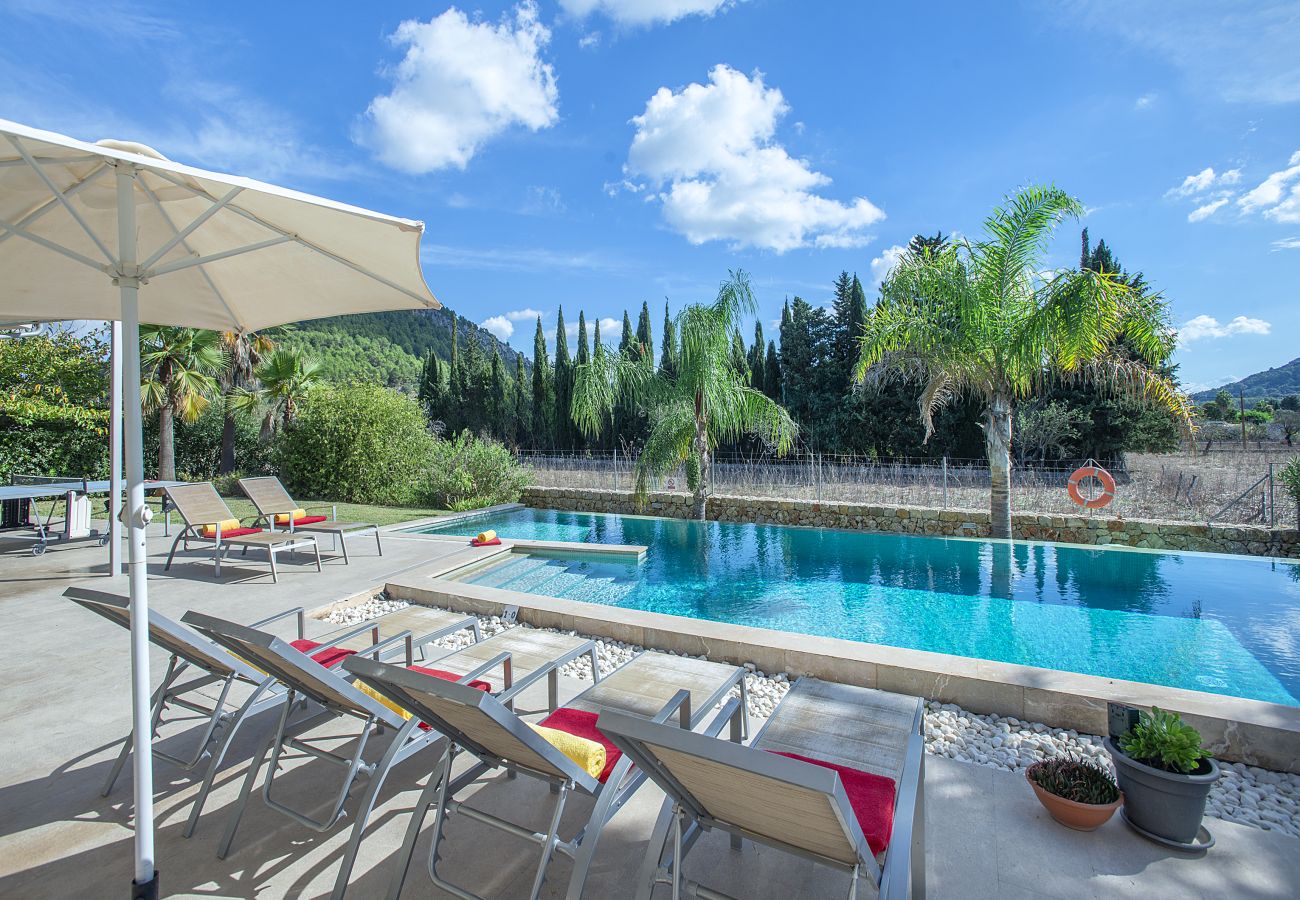 Villa en Pollensa - CHALET TEREU - RETIRO DE LUJO CON VISTAS A LA MONTAÑA