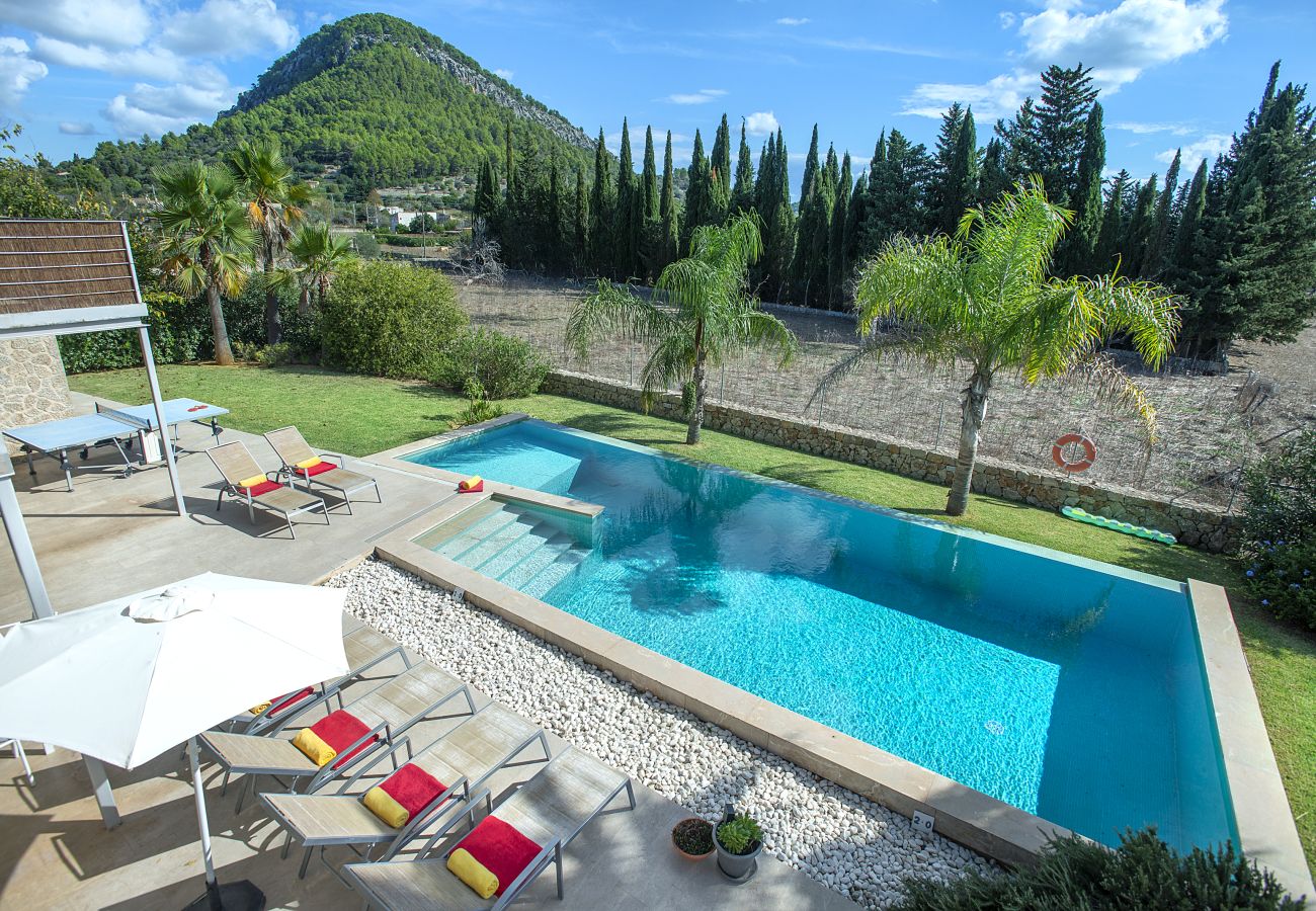 Villa en Pollensa - CHALET TEREU - RETIRO DE LUJO CON VISTAS A LA MONTAÑA